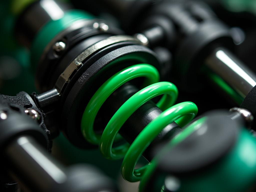 Mechanical coilover assembly setup